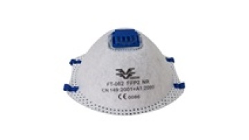 Professional  FT-062VC CE FFP2 Dust Proof High Filterability Cup Mask With Active Carbon With Breath Exhalation1