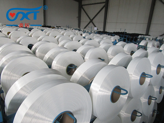 Raw White  High quality wholesale 100% polyester textile poy 100/144 yarn