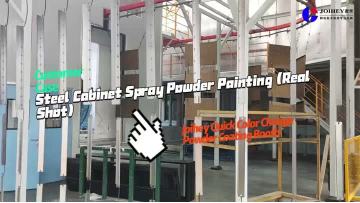 Joihey's Customer Case: Steel Cabinet Spray Powder Painting (Real Shot)