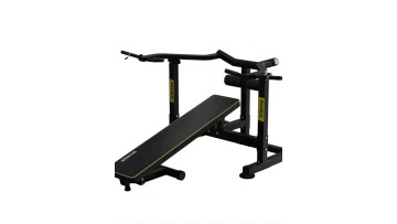 Wholesale Power Rack Squat Rack With Foldable Dumbbell Bench Home Gym Equipment fitness Strength Training Weight Lifting1