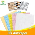 3D Wall Stickers brick stone pattern and Self-Adhesive 70cm*77cm 3D Wall paper Waterproof DIY Kitchen Bathroom Home Wall Sticker