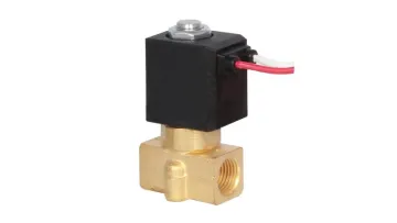 1/8′′ 1/4′′ 2/2 Way Normally Closed Direct Acting Brass Solenoid Valve 12VDC 24VDC 24VAC 110VAC 220VAC1