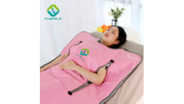 OEM ODM slim detoxification body shaper far infrared peach sauna blanket with arm holes1