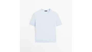 Women's casual minimalist crew neck short sleeved