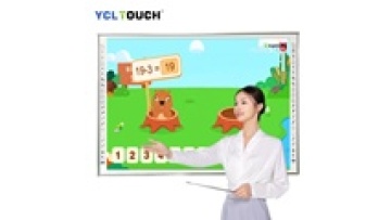 Aluminum alloy frame With touch PCB cable smart board 82 inch Interactive touch whiteboard1