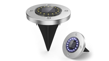 16 LED In-ground  Solar Patio Light For Garden Yard Patio Pathway1