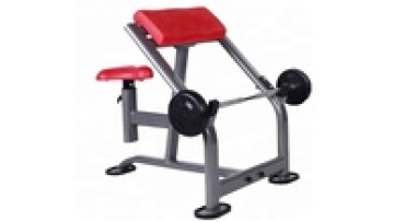 Seated Bicep Tricep Curl Gym Equipment Biceps Fitness Arm Curl Preacher Bench Stainless steel1