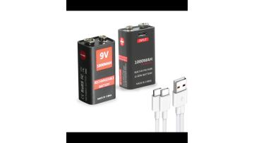 9V USB Rechargeable battery
