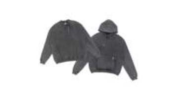 Custom distress  hoodie men no string applique stone wash hoodie pullover1
