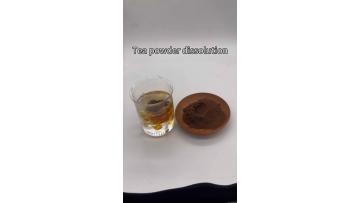 Tea powder dissolution
