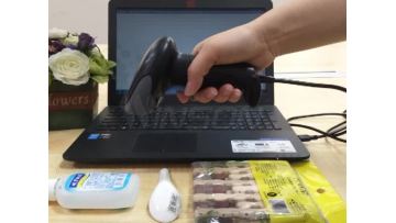 Price checker barcode scanner portable supermarket pos barcode scanner CCD barcode reader1