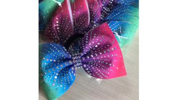 sublimated cheer bow