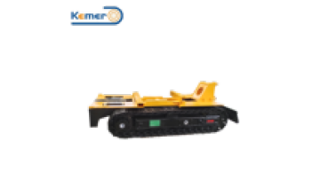 Customized track chassis crawler track undercarriage with platform for drilling rig and crushers1