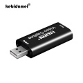 Mini Video Capture Card USB 2.0 HDMI Video Grabber Record Box for PS4 Game DVD Camcorder HD Camera Recording Live Streaming