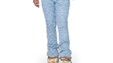 High Quality Customize Stacked Men Jogger Pants Side Pockets Custom Men Pants1