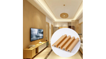 3D Fluted Inside Decorative Indoor Interior Cladding Laminated Pvc Wpc Wall Panels1