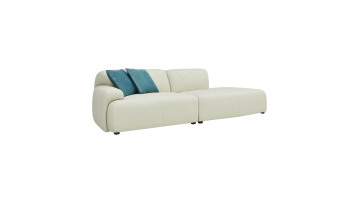 2022 Light luxury leather sofa modern living room design sofa set furniture for home hotel office1