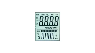 Custom Negative Transmissive Tn Htn Stn FSTN Segment LCD Display for Forehead Thermometer Display1