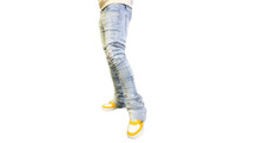 Hip Hop Denim Pants Bootcut Wash Color Jeans For Men Ripped Holes Jeans Trousers Men1