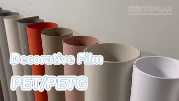 Colored PETG films