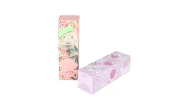 Corrugated Paper Packing Rectangle Cosmetic Pink Box1