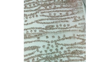 Hot style in 2020 pink tulle mesh glitter fabric for evening dress bow1