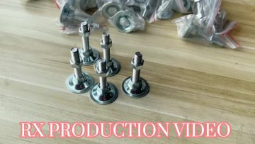 Steel Base Customized Screw Furniture Adjustable Leveling Feet  M16 M20 M24  Swivel  Screwfix Leveling Foot machine feet1