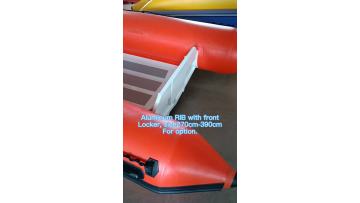 hypalon aluminum rigid hull rib boat 