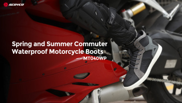 Spring and Summer Commuter Waterproof Motorcycle Boots - MT040WP