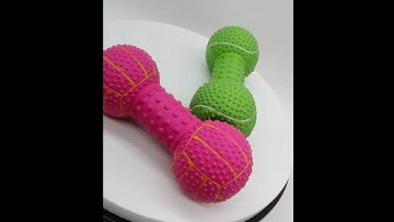 LATEX TOY DUMBELL