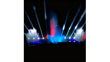 Large-Scale Musical Fountain Light Show