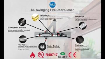 180 Degree Door Closer Fireproof