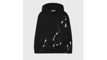 Custom Streetwear French Terry Screen Printed Hoodies Puff Print Boxy Fit Hoodie1