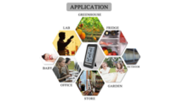 Wireless Digital Refrigerator and Freezer Thermometer with 2 Sensors1