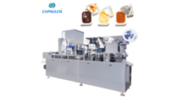 New Patent DPP Series Automatic Sauce Chili Sauce Peanut Butter Ketchup Paste Aluminum Plastic Liquid Blister Packaging Machine1