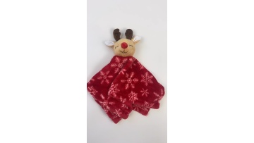 Flannel fleece Soft stuffed animal plush security blanket baby comforter toy1