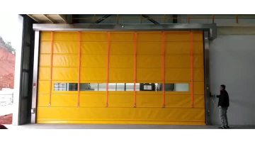 pvc high speed fold-up door
