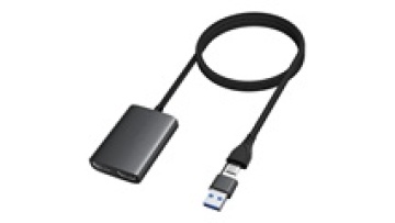 USB C/A Dual Monitor Adapter for macOS 10.15+ and Windows 10/11 - Supports MacBook Pro Air M1 M21