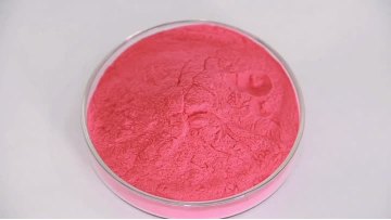 Dark pink red powder