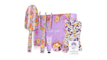Ladies Hamper Mummy Garden Gift women girl floral printing garden tools set purple garden hand tools kit1
