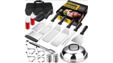 Barbecue Kit 19-piece Camping Stainless Steel Outdoor Kit Barbecue Kit1