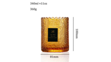 Luxury Bulk 250ml 8oz Round Black Frosted Amber Candle Containers Candle Jars Luxury with Lids1