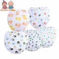 5pc/Lot Boy Tranin Pants Underwear Reusable Infant Nappy Cloth Diapers Baby Panties Size 100 for 12-16kg