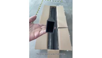 Custom Carbon fiber square tubes