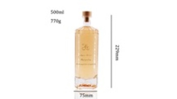 Empty Glass Bottle Rum Gin Bottle Wholesale Whiskey Glass Bottles 500ml1