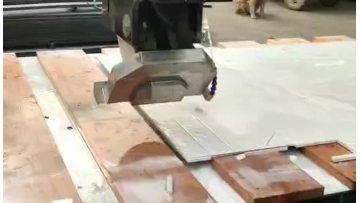Kitchen quartz stone countertop processing marble cnc cutting machine equipment
