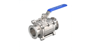 3PC SANITARY CLAMP BALL VALVE