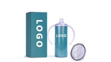 Direct Heating Sublimated 12oz Stainless Steel Thermos Cup with Pacifier Sippy Design1