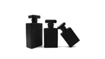 Luxury Square Empty Black Perfume Bottles with Box - 30ml, 50ml, 100ml1
