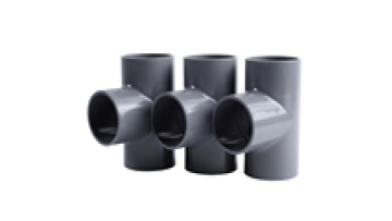 2025 High Quality Hot Selling PVC Tee Pipe Fitting Plastic Solvent Equal Tees1